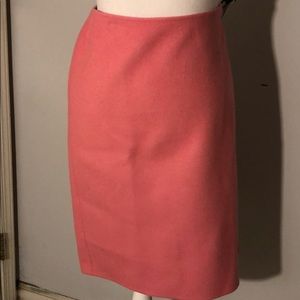 Talbots pink wool skirt size 12